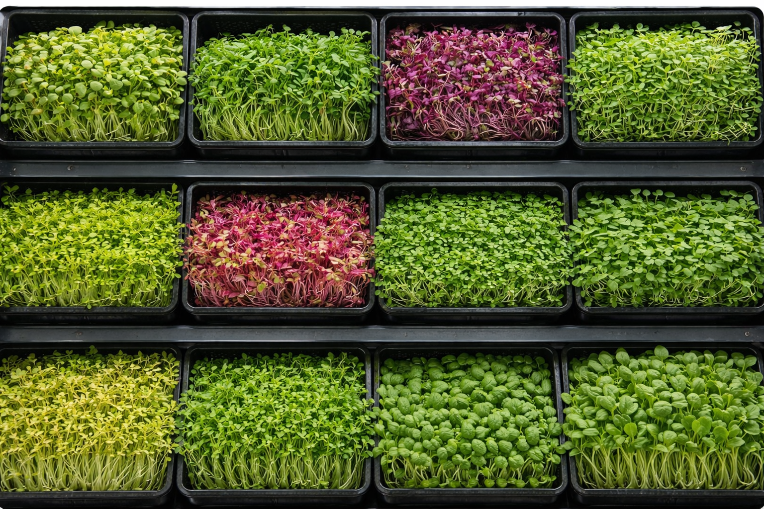 Fresh Microgreens from GoMyGrow